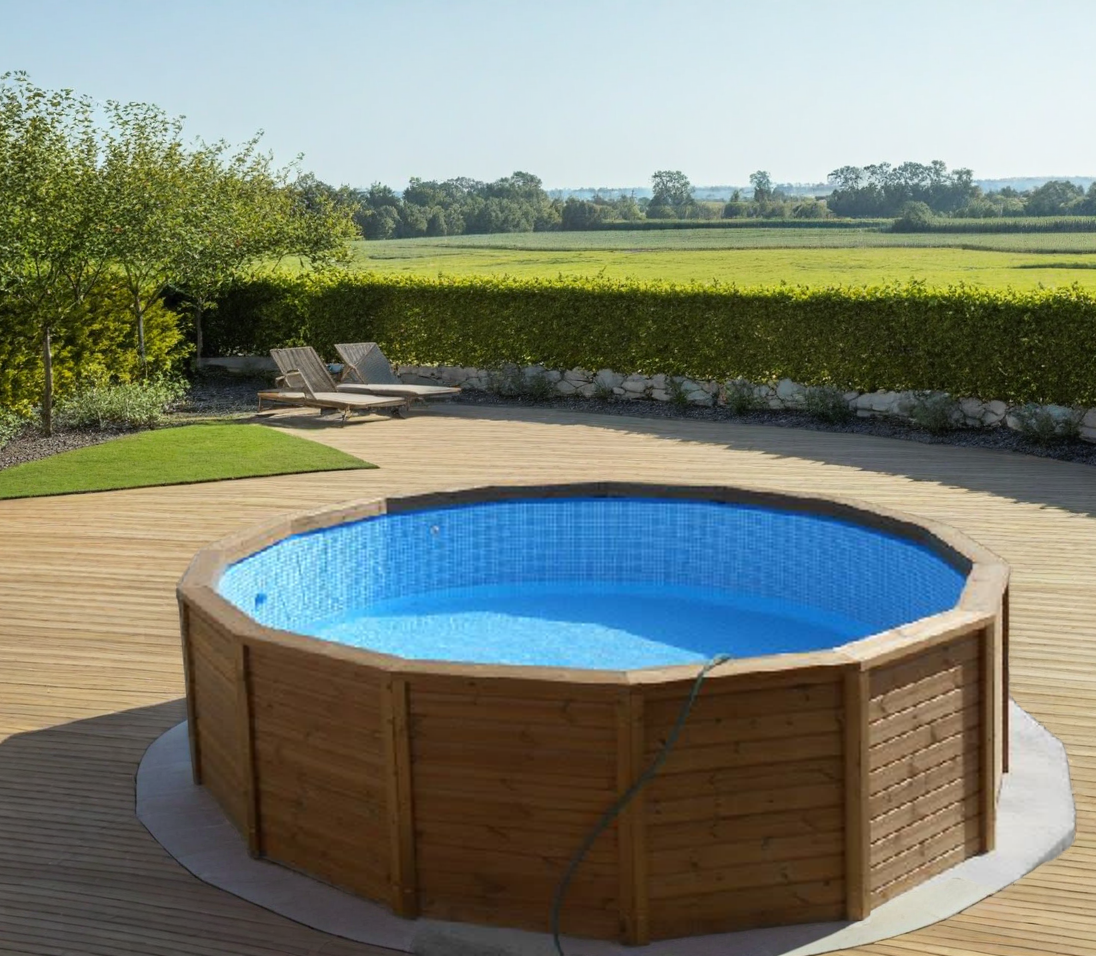 Wood Panel Pool 485 x 125cm