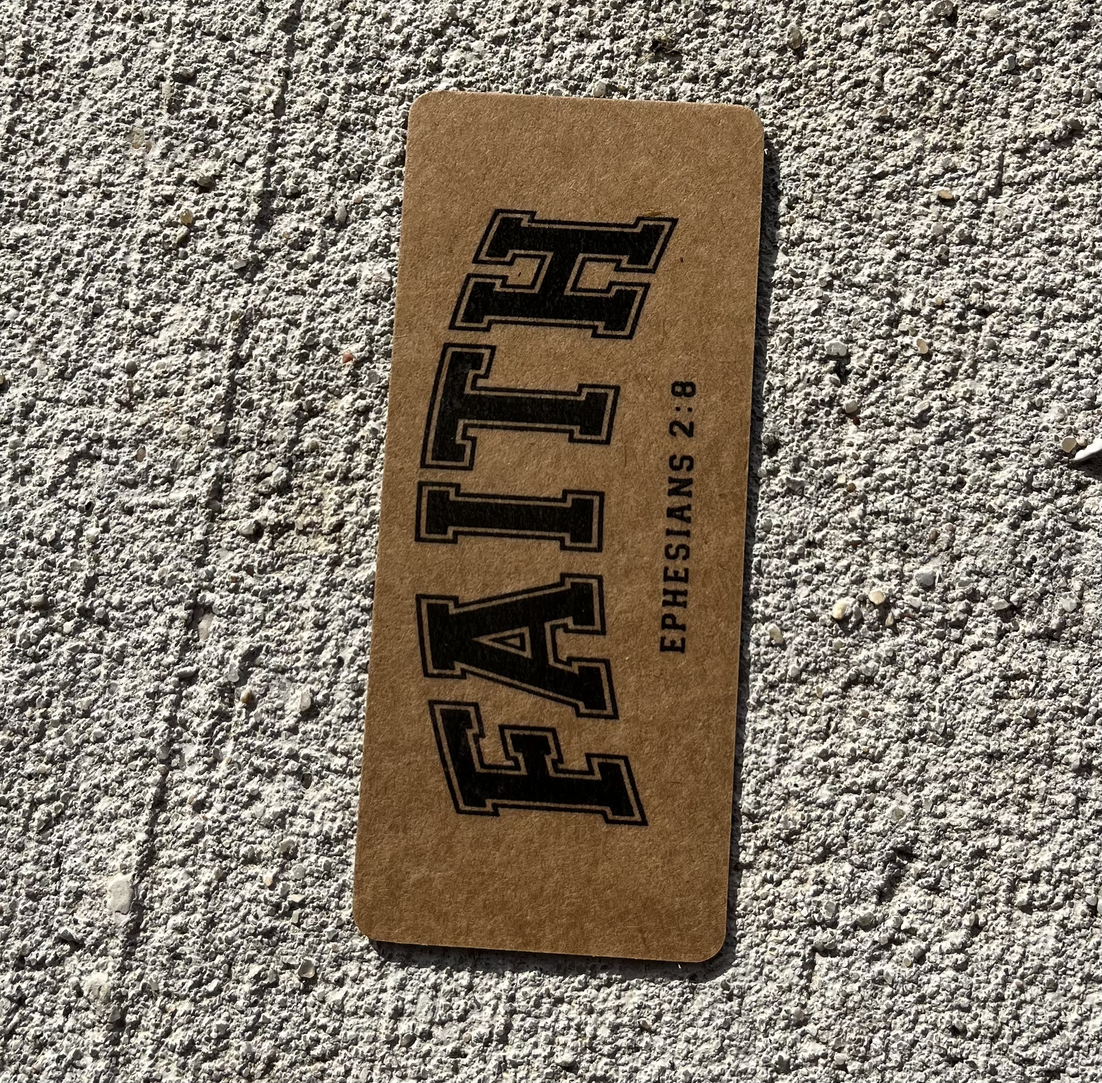 Faith Ephesians 2:8 Christian Bookmark