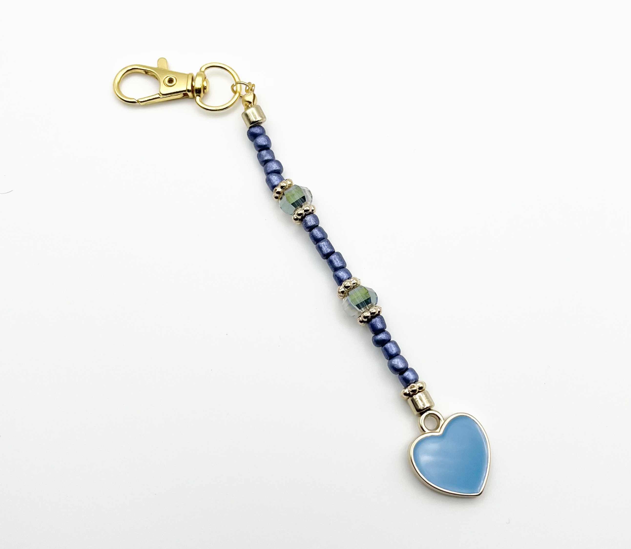 Blue Keyring Charm