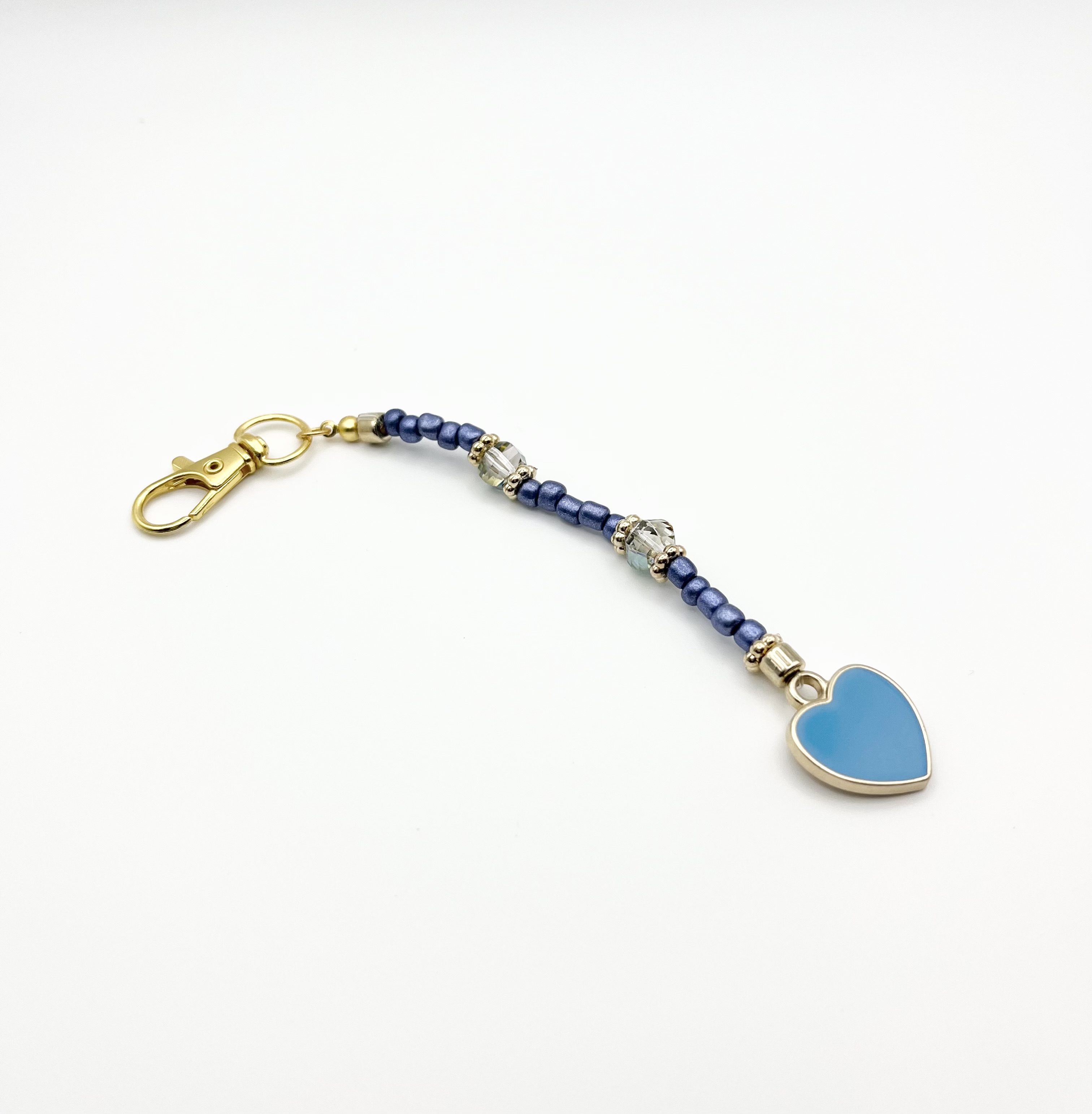 Blue Keyring Charm