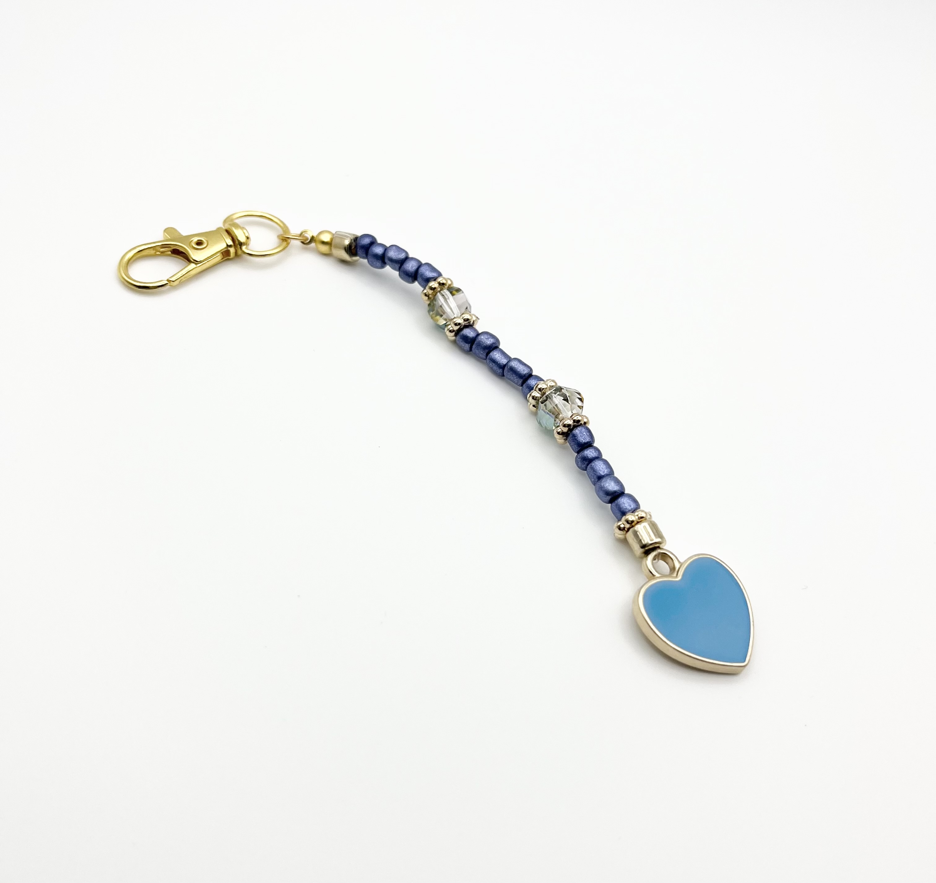 Blue Keyring Charm