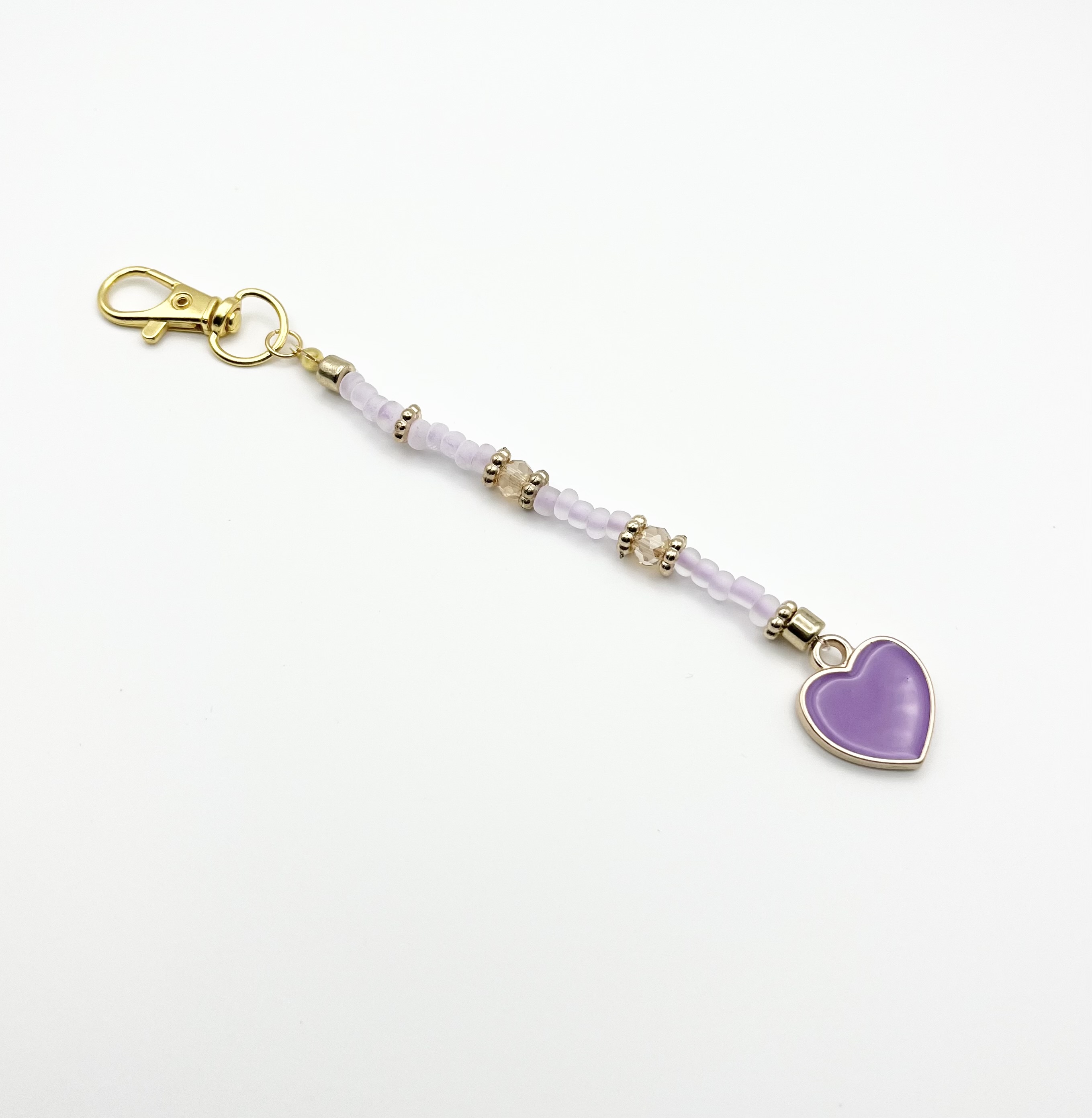 Purple Keyring Charm