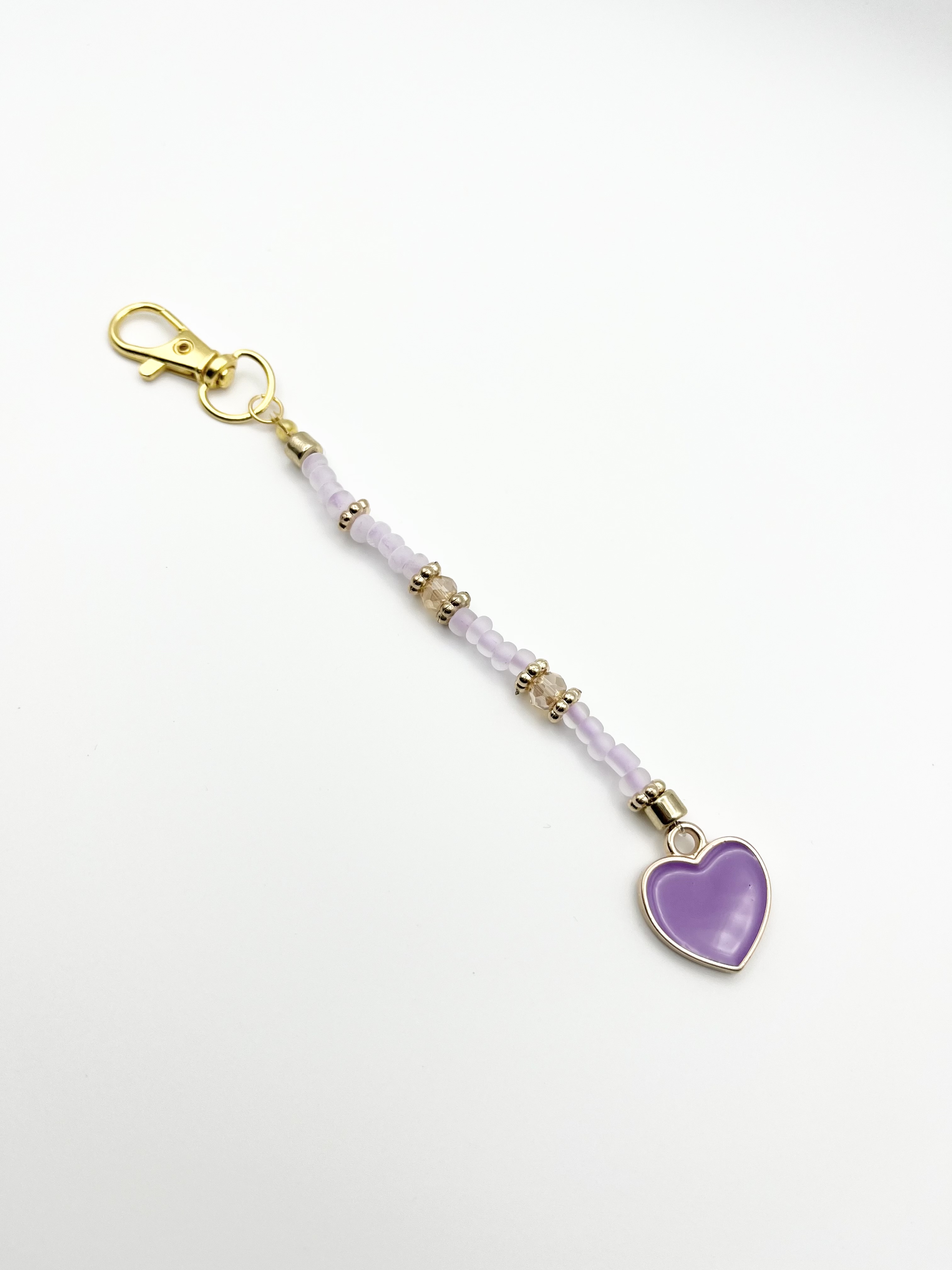 Purple Keyring Charm