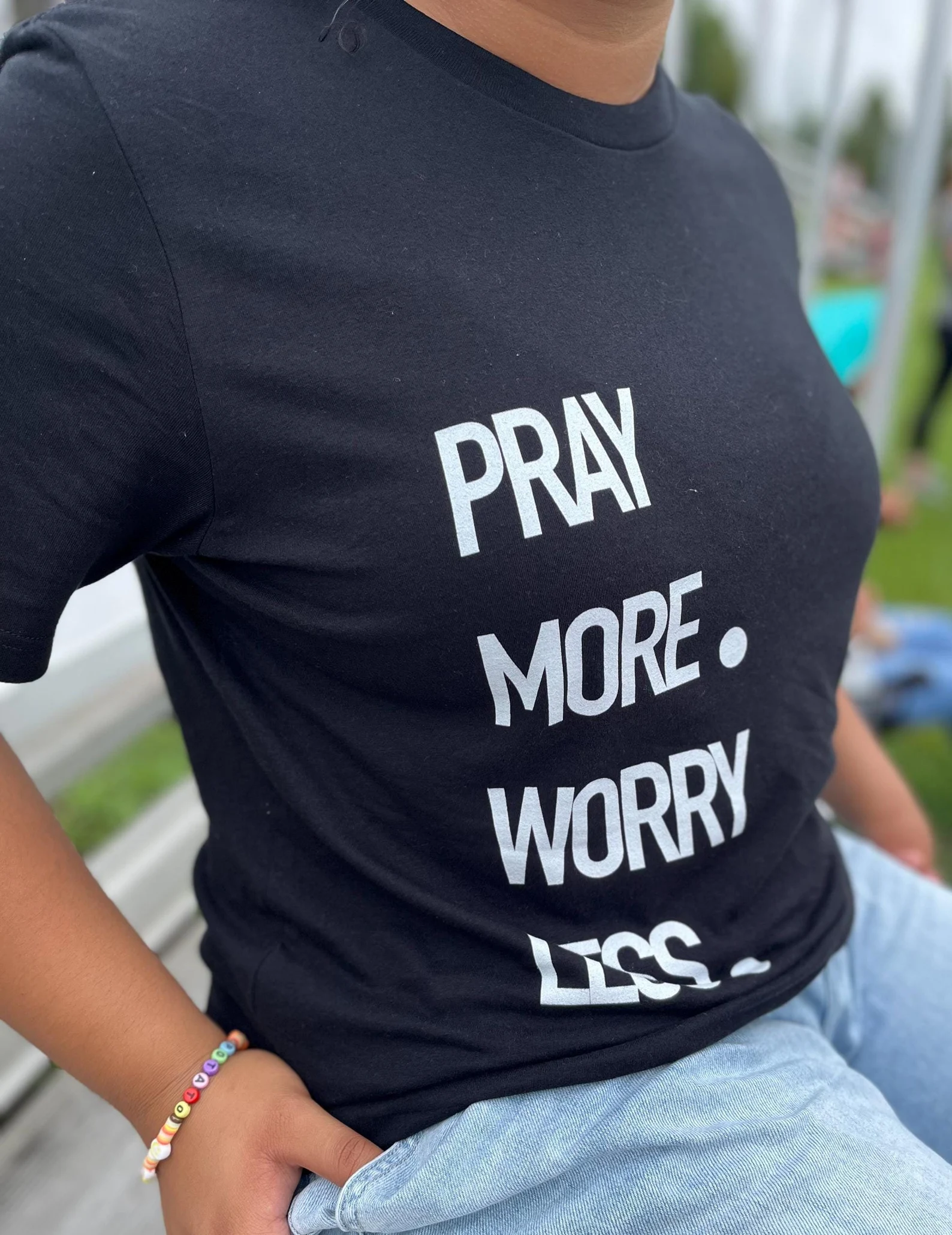 Pray More Worry Less Christian T-shirt - Unisex Fit