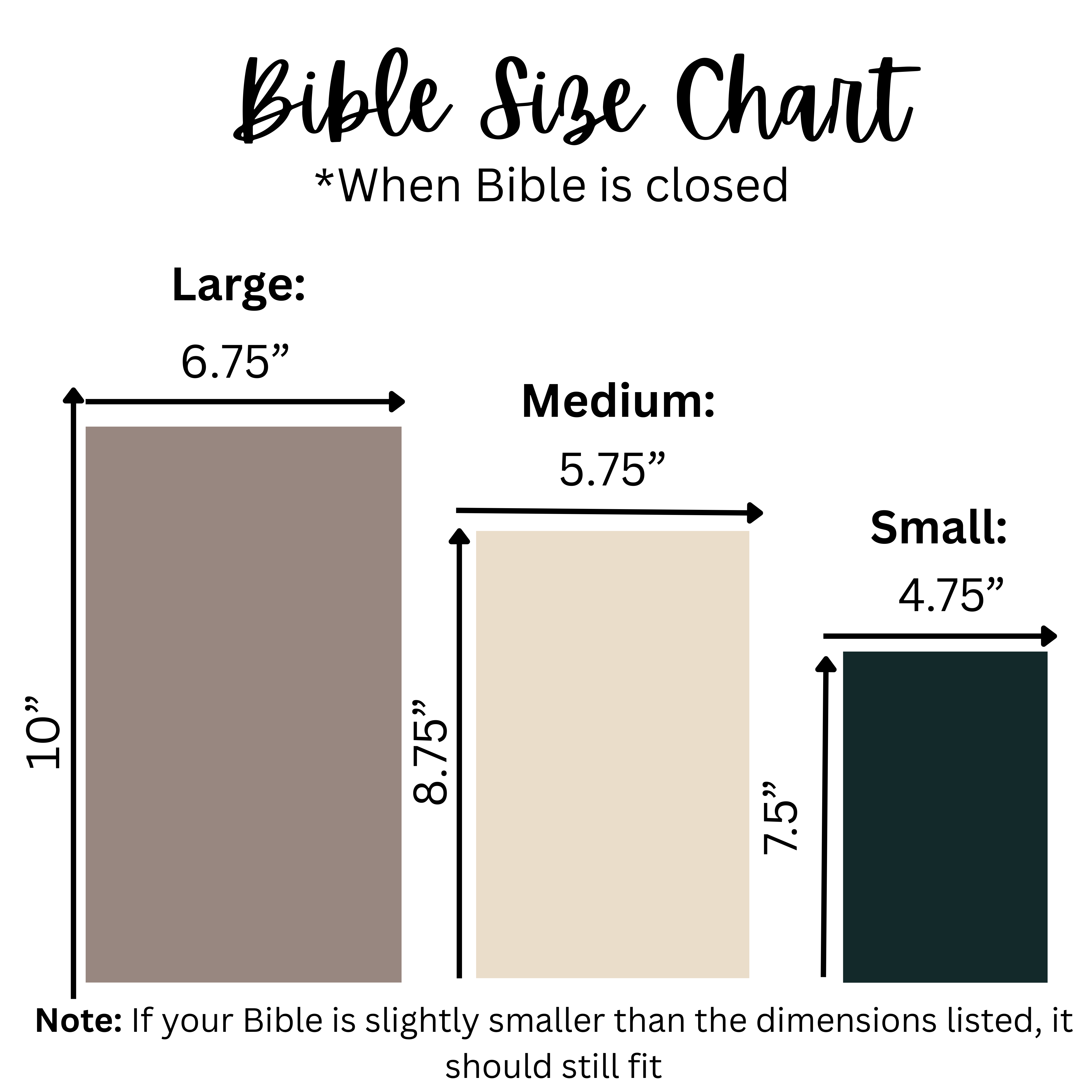 Brown & Navy Blue Bible Carry Bag with Handles