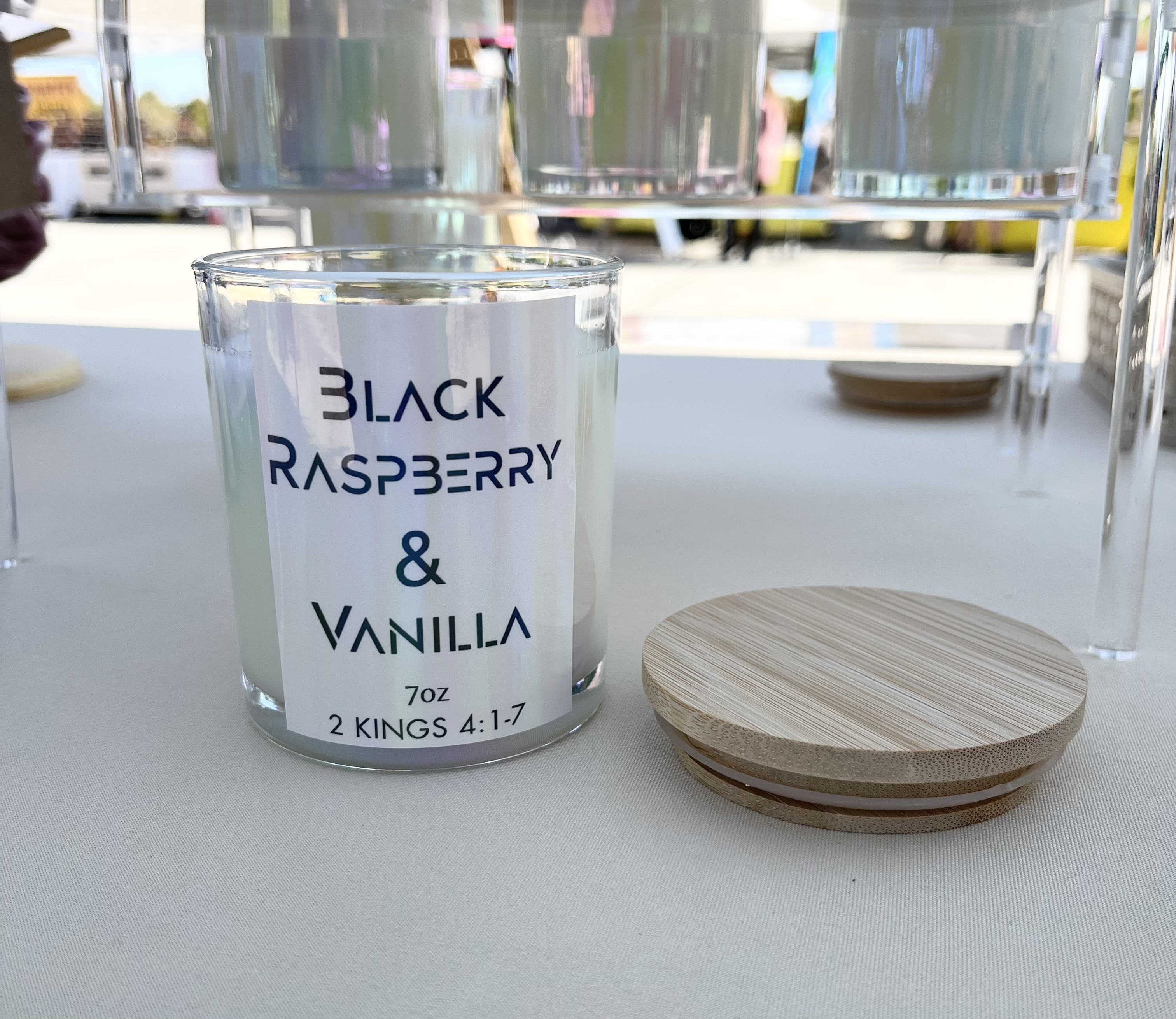 Luxury Candle | Black Raspberry & Vanilla | 100% Soy Wax