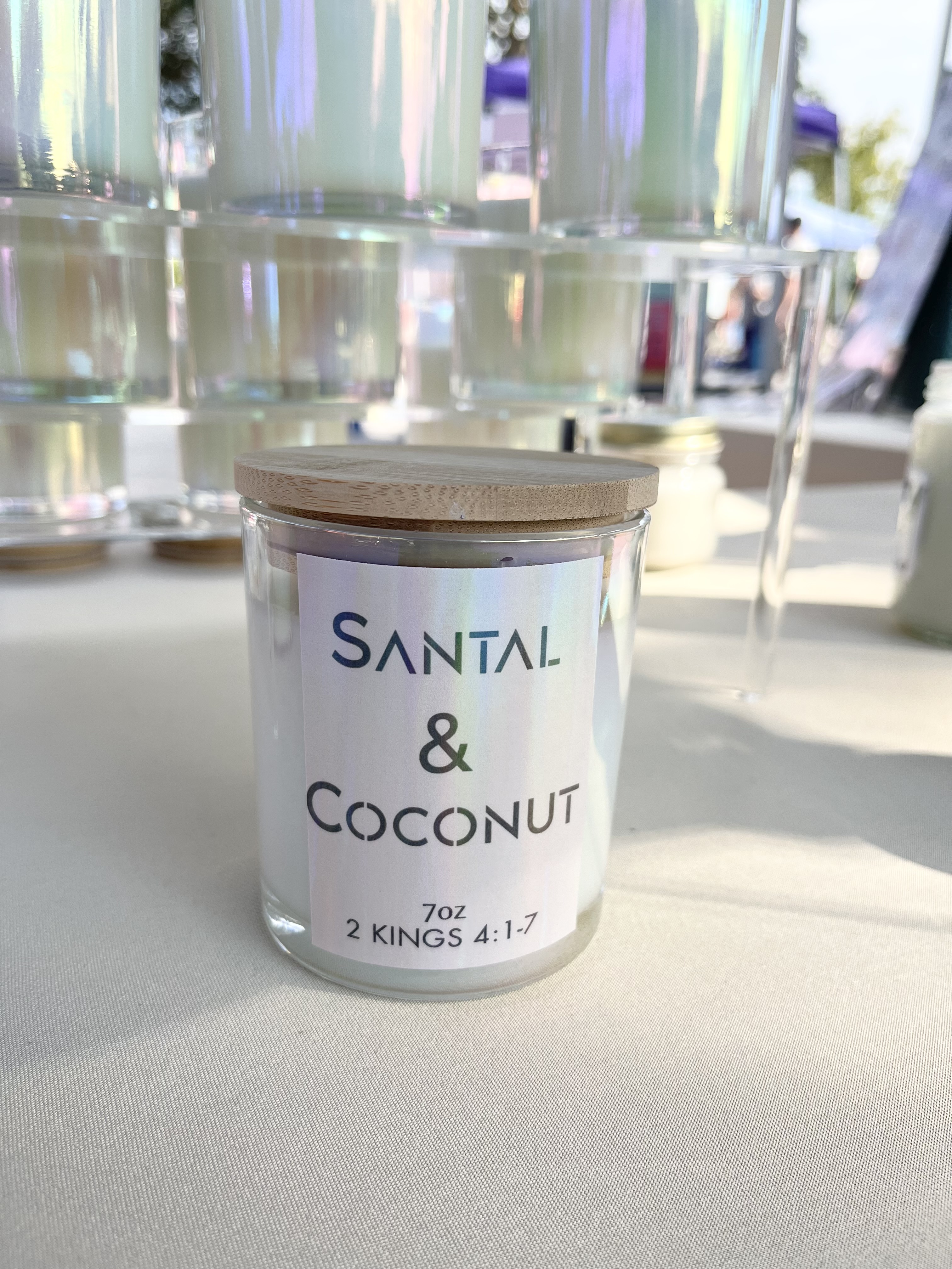 Luxury Candle | Santal & Coconut | 100% Soy Wax