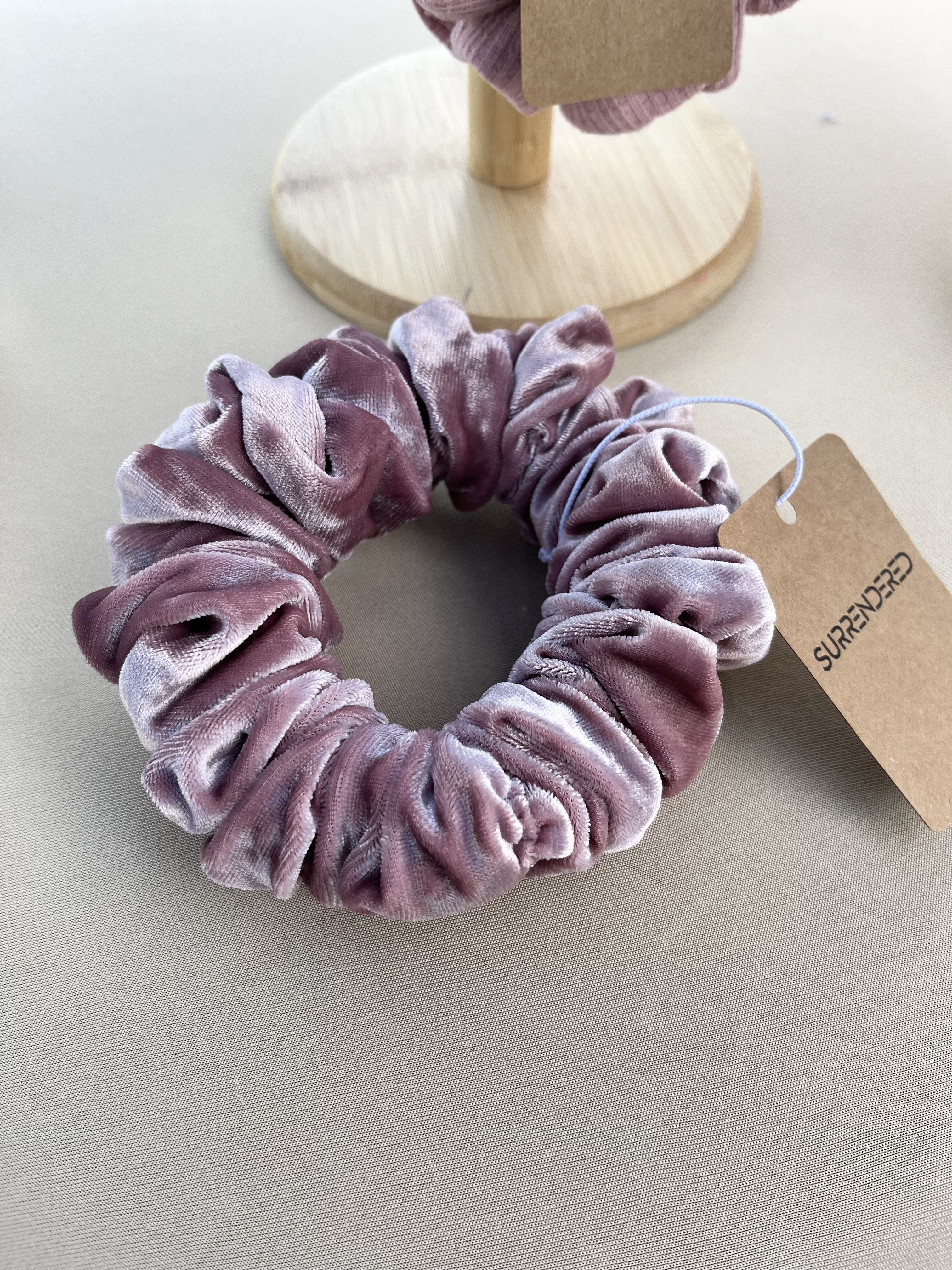 Pink Velvet Luxury Scrunchie 
