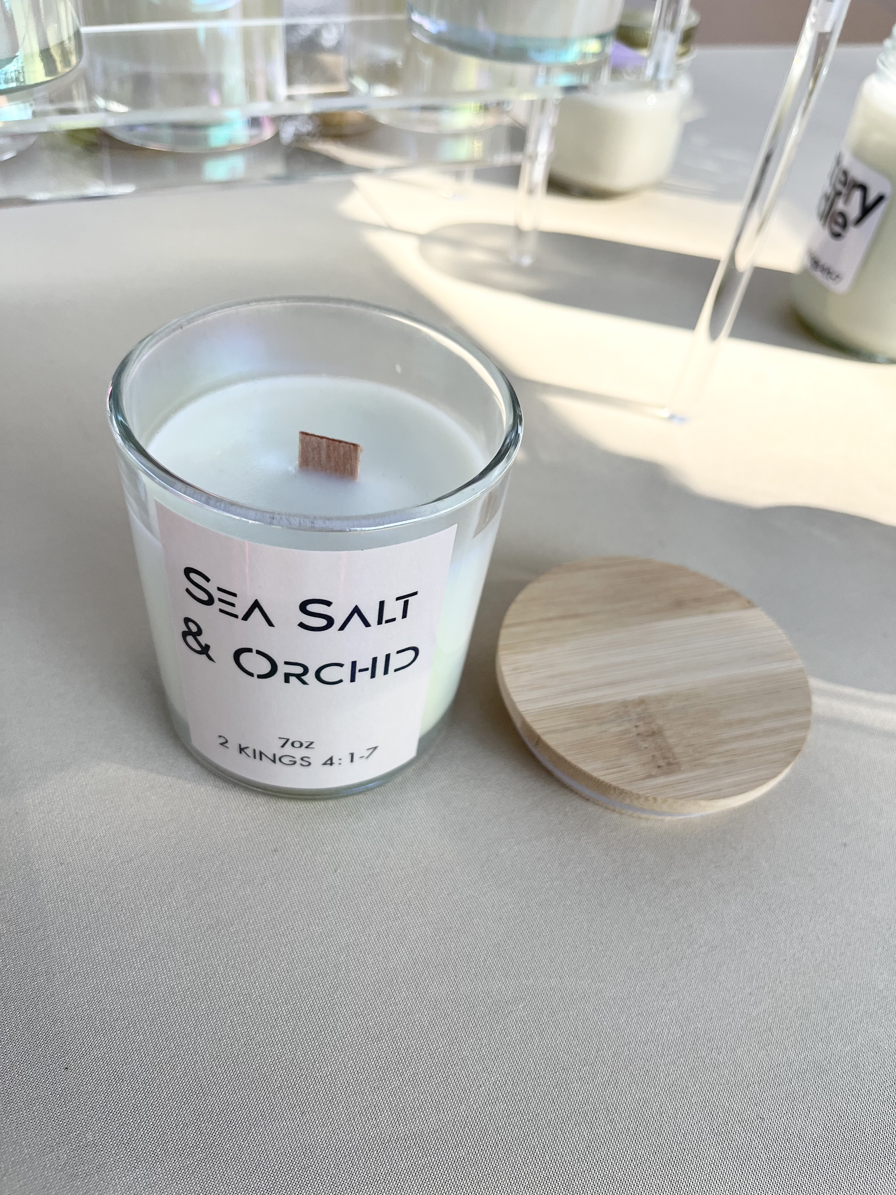 Luxury Candle | Sea Salt & Orchid | 100% Soy Wax