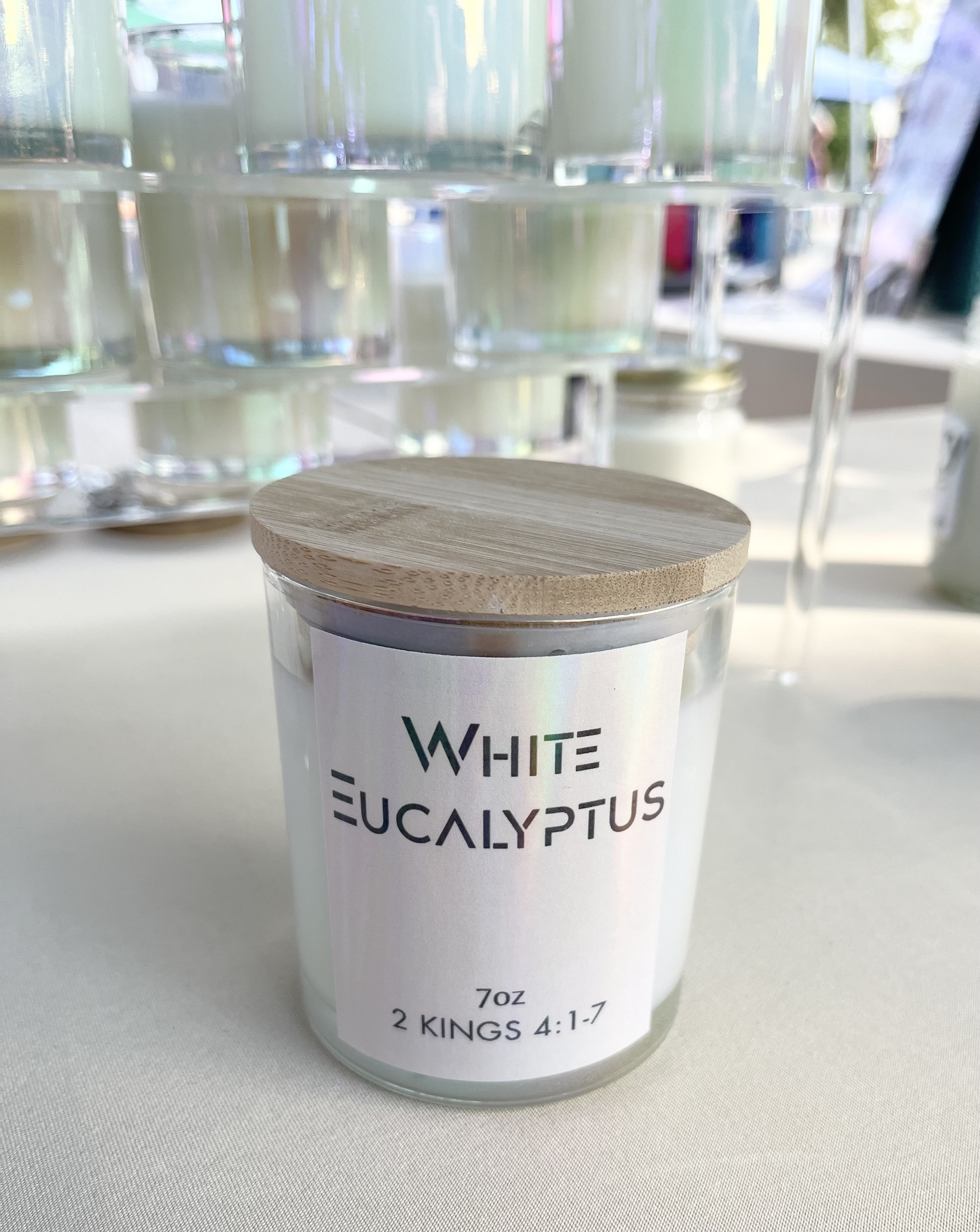 Luxury Candle | White Eucalyptus | 100% Soy Wax