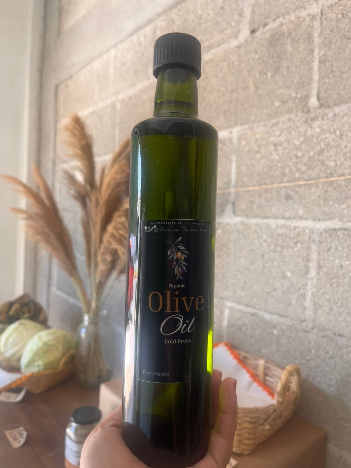 Organic Olive Oil 500 ml / Aceite de Olivo 500 ml