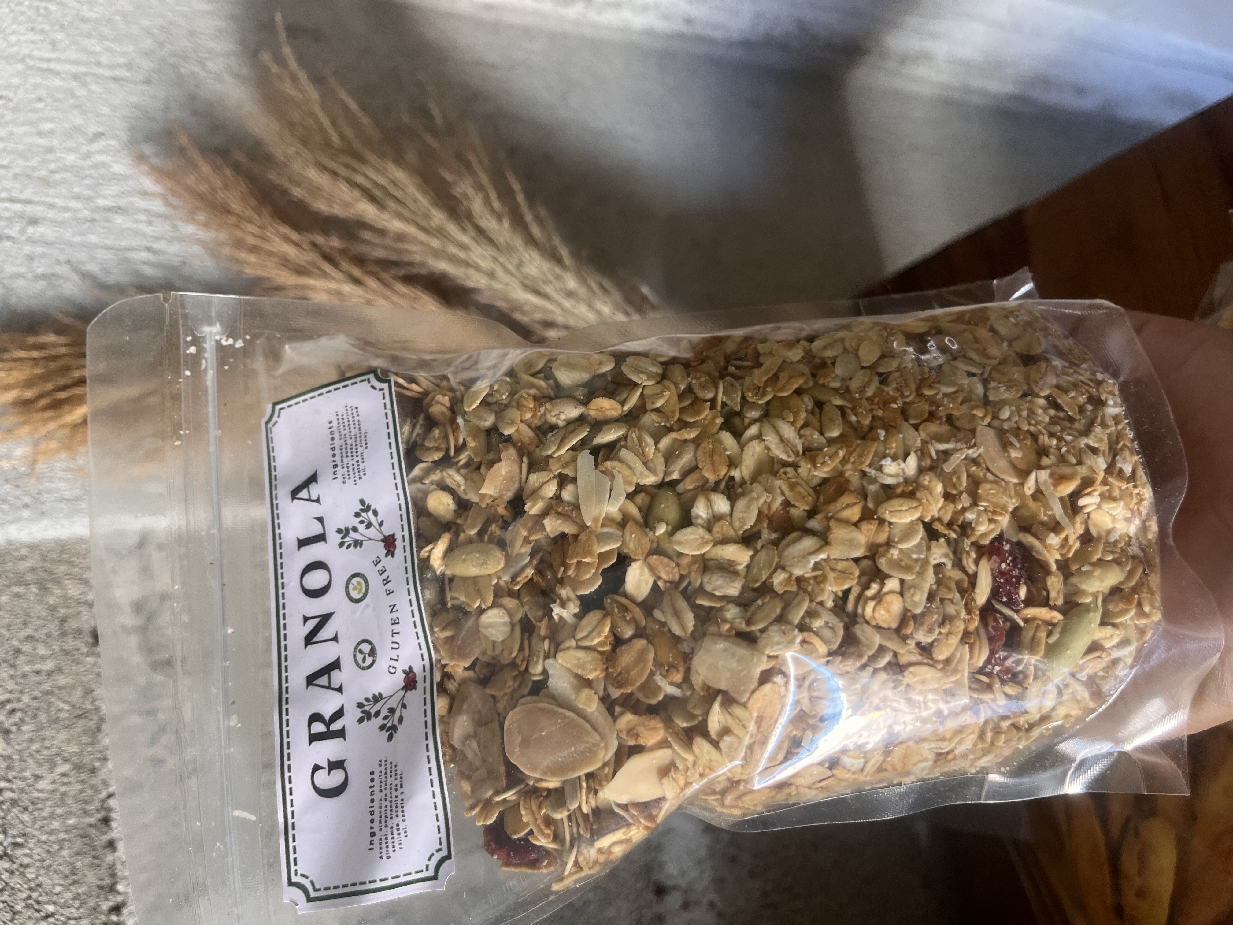 Gluten free Granola/ Granola sin gluten 