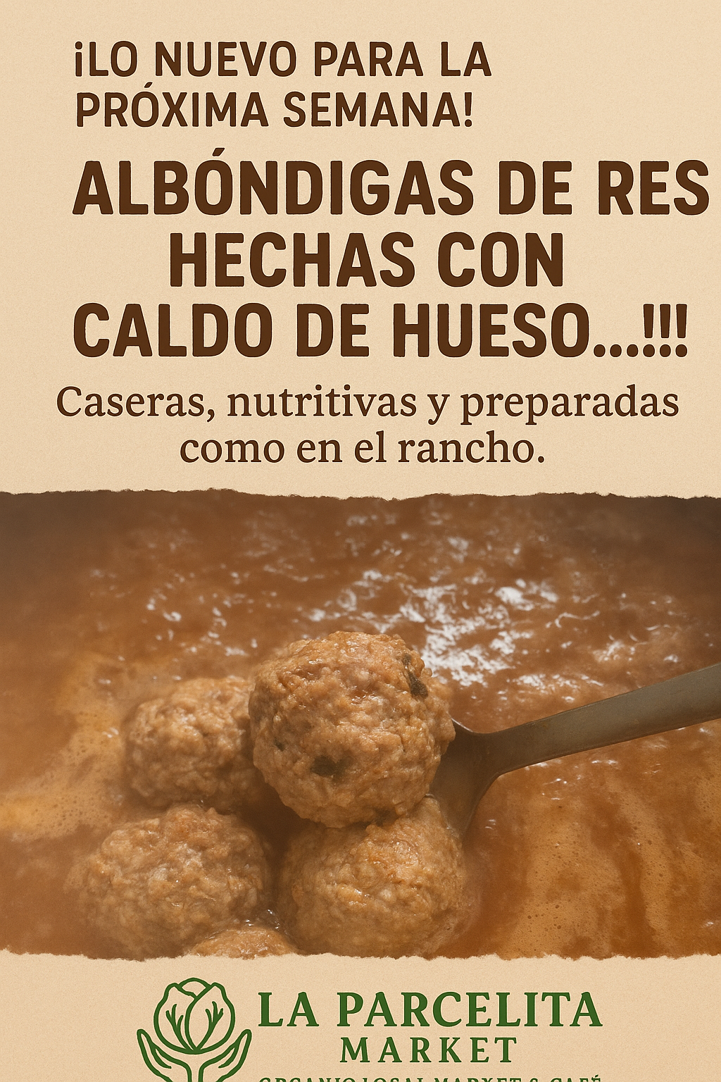 Homemade Organic Meatballs (frozen)  / Albóndigas caseras 