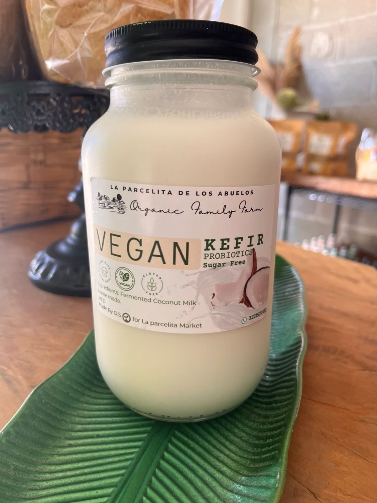 Vegan Kefir 940 ml / Kefir vegano 940 ml