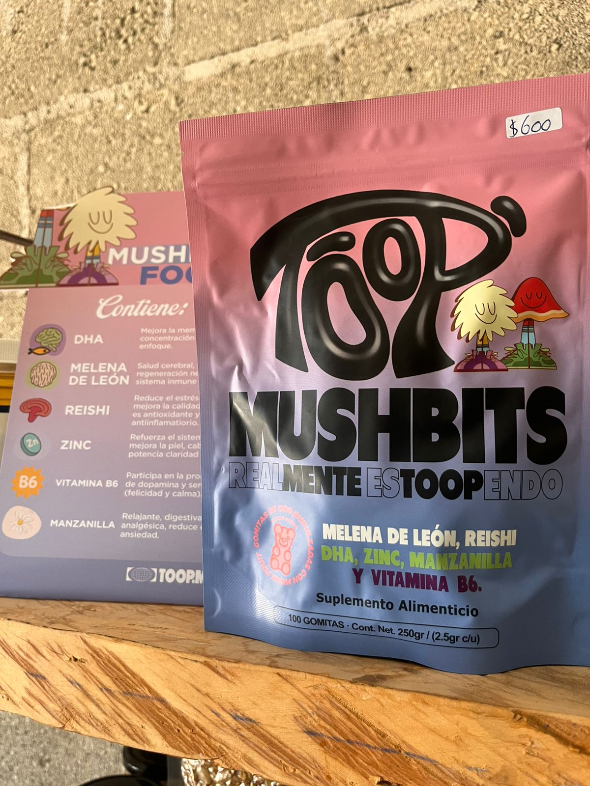 TOOP Mushbits 100 Gummies