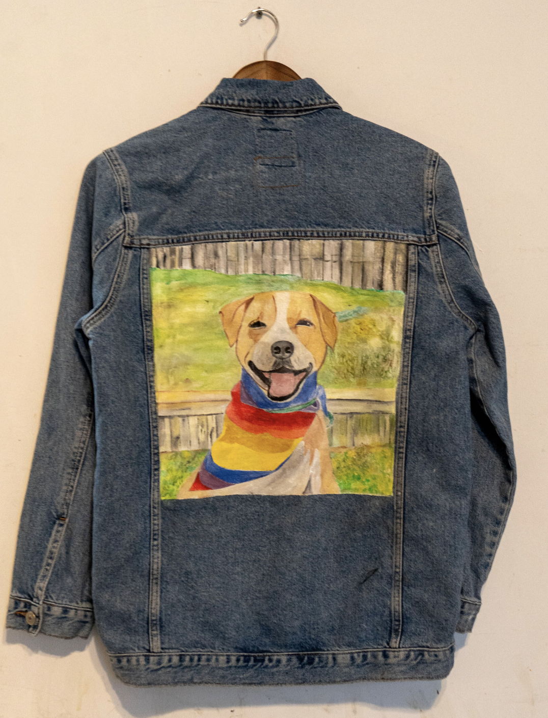 Custom Hand-Painted Denim Jacket