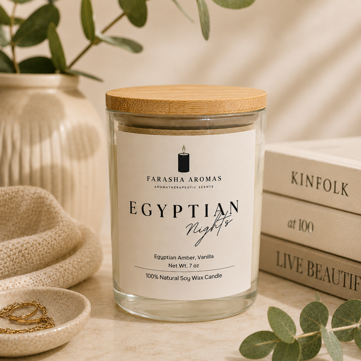 Egyptian Nights Candle