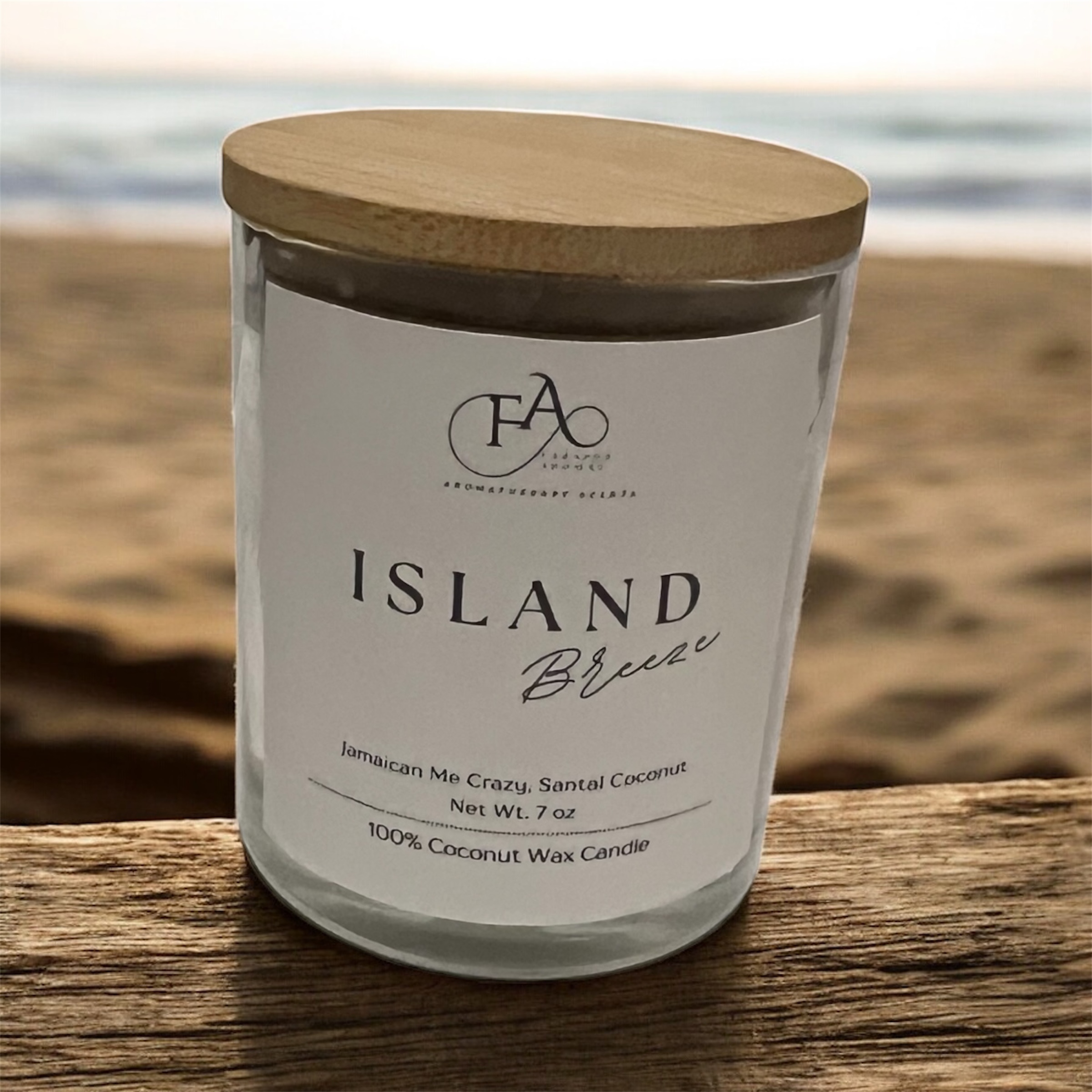 Island Breeze Coconut Wax Candle