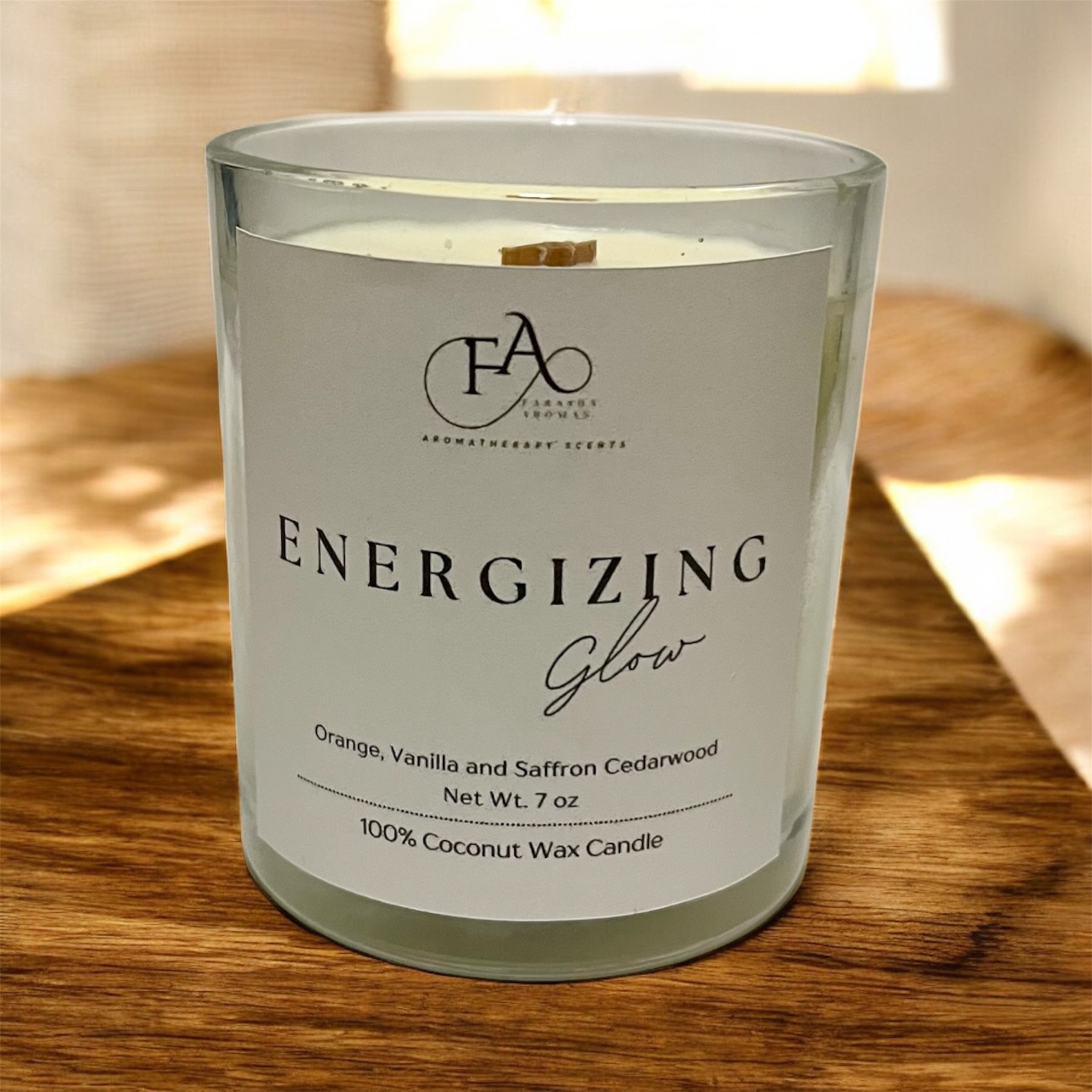 Energizing Glow Coconut Wax Candle