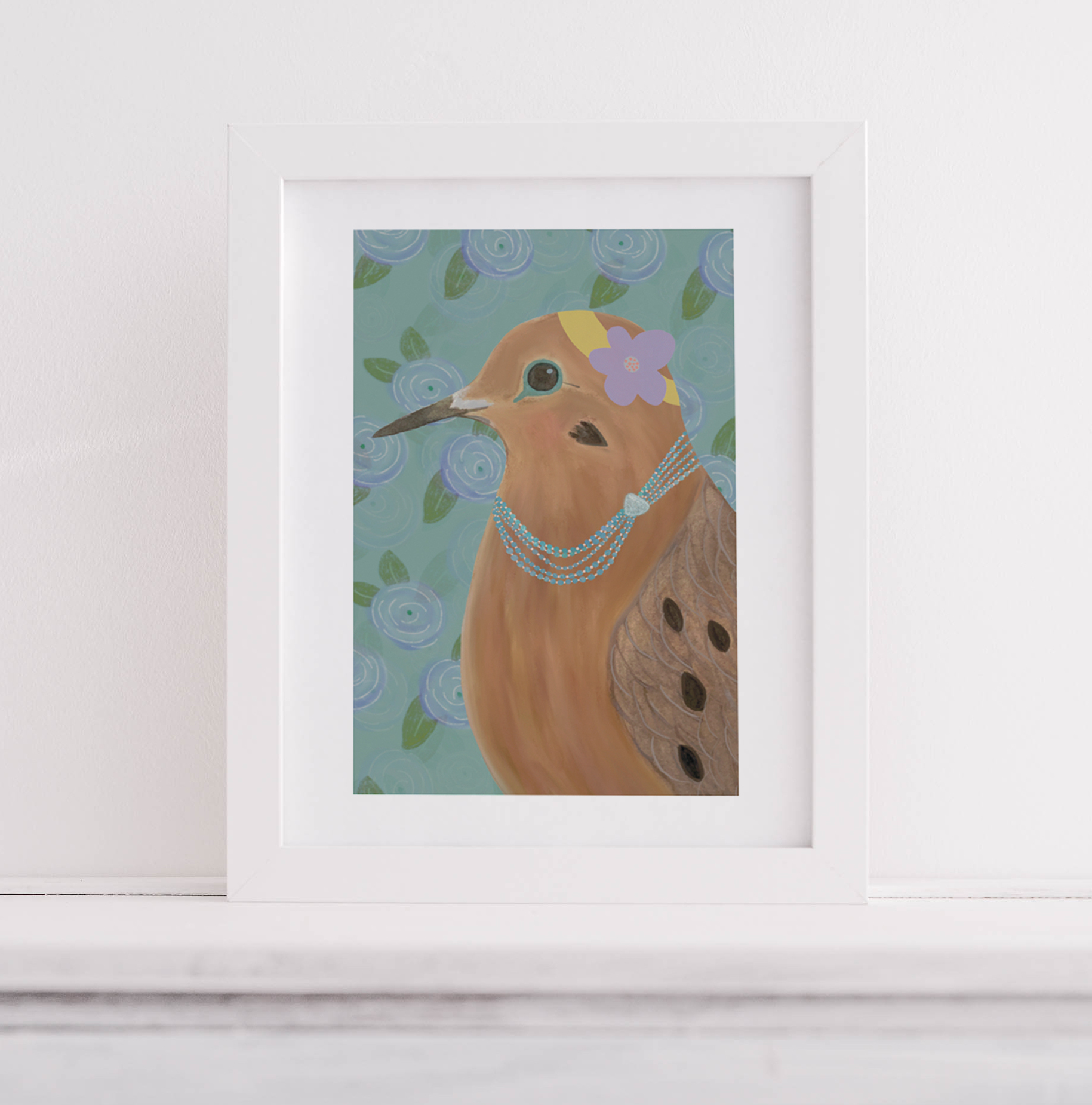 Flapper Dove Art Print