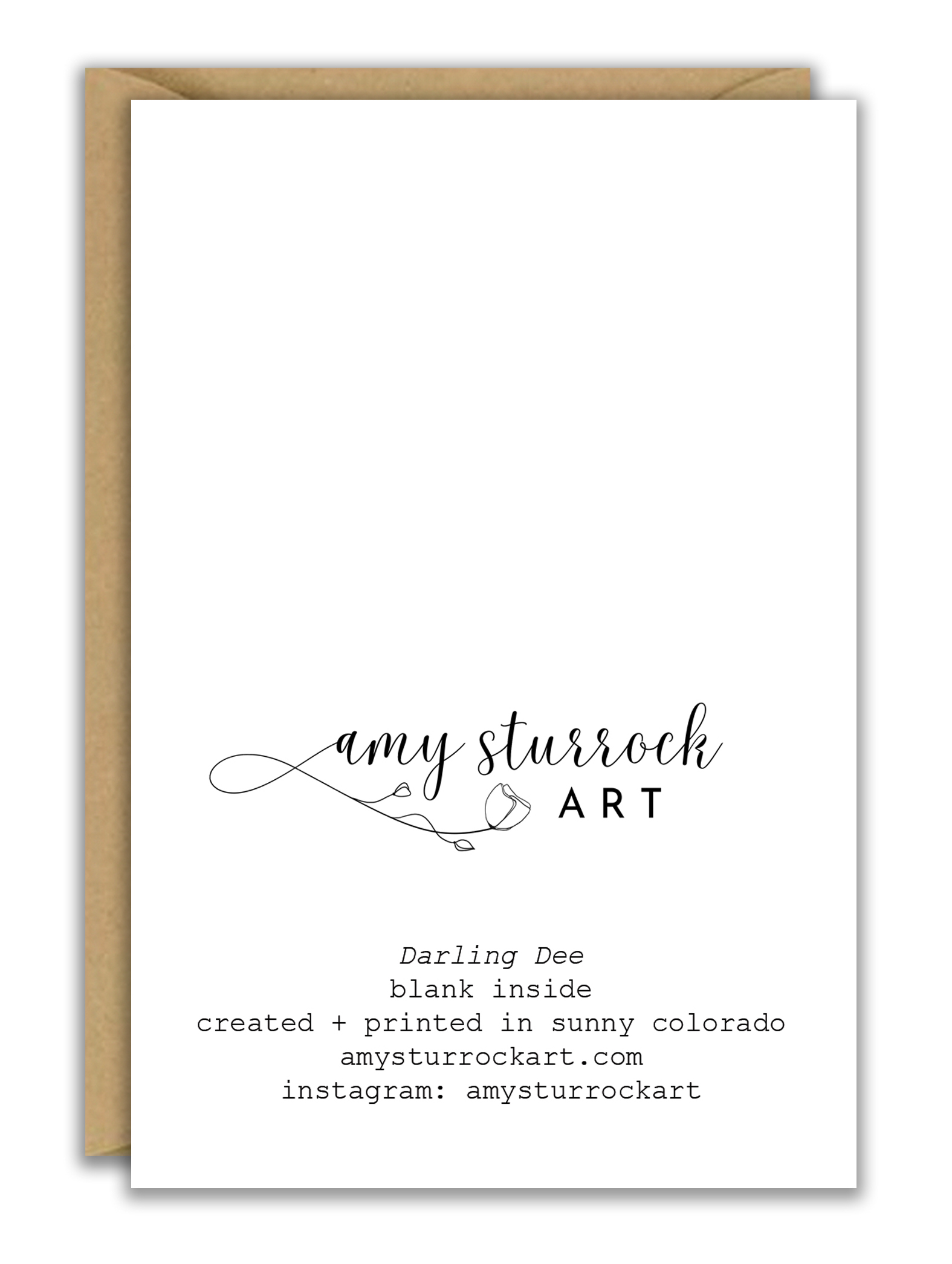 Darling Dee Greeting Card