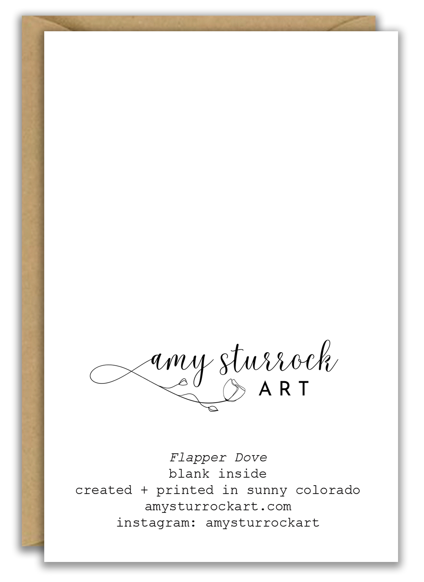 Flapper Dove Greeting Card