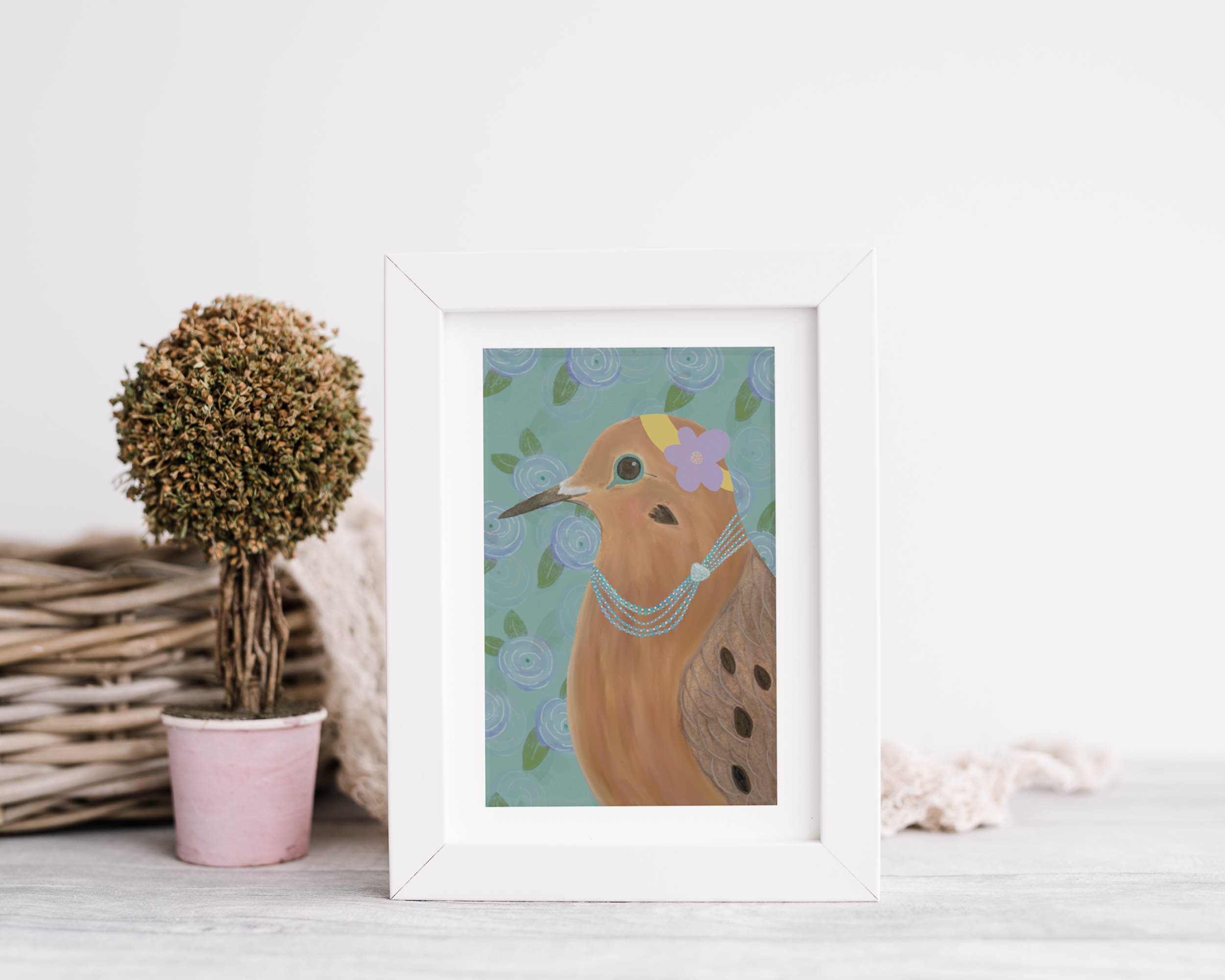 Flapper Dove Art Print