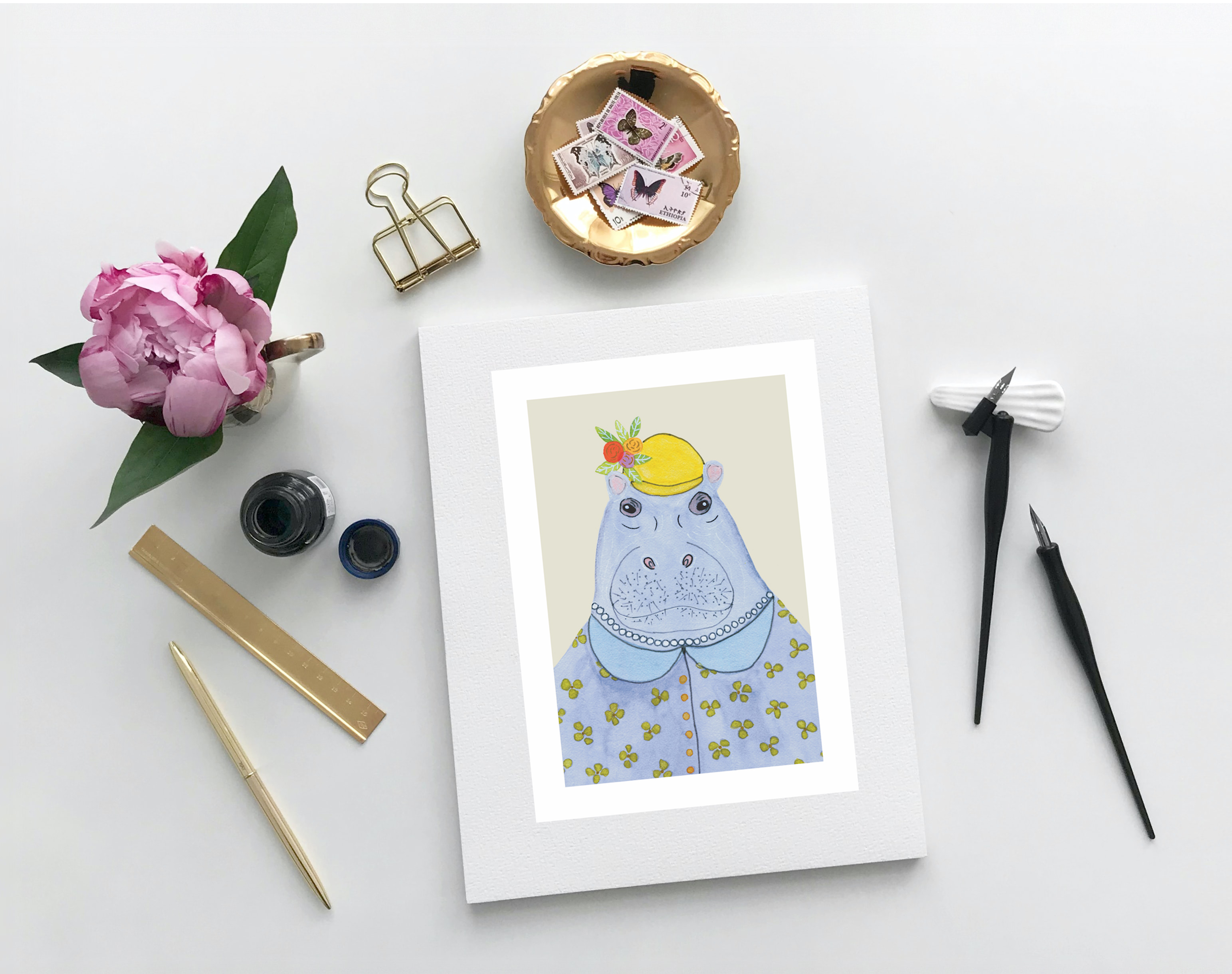 Ready for the Party Art Print