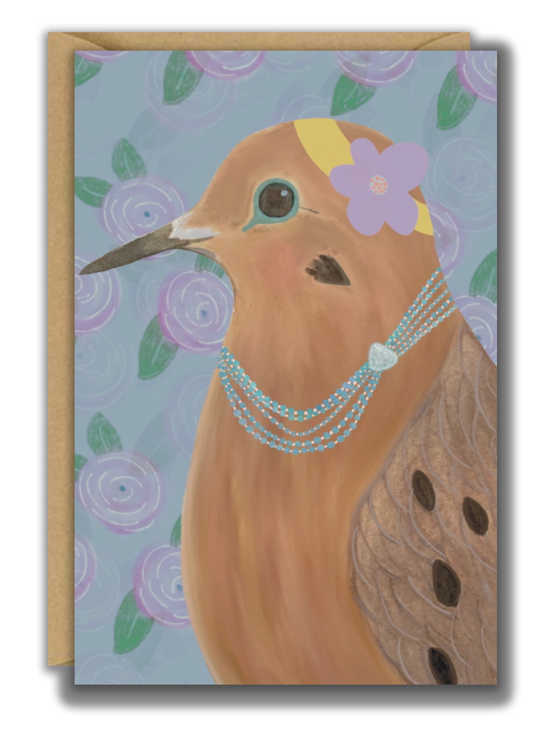 Flapper Dove Greeting Card