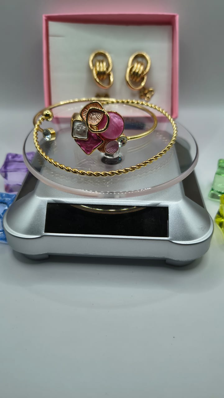 pack rosa con dorado