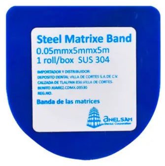 Banda de matriz de acero 