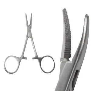  PINZA MOSCO CURVA 12.5 CM ARAIN
