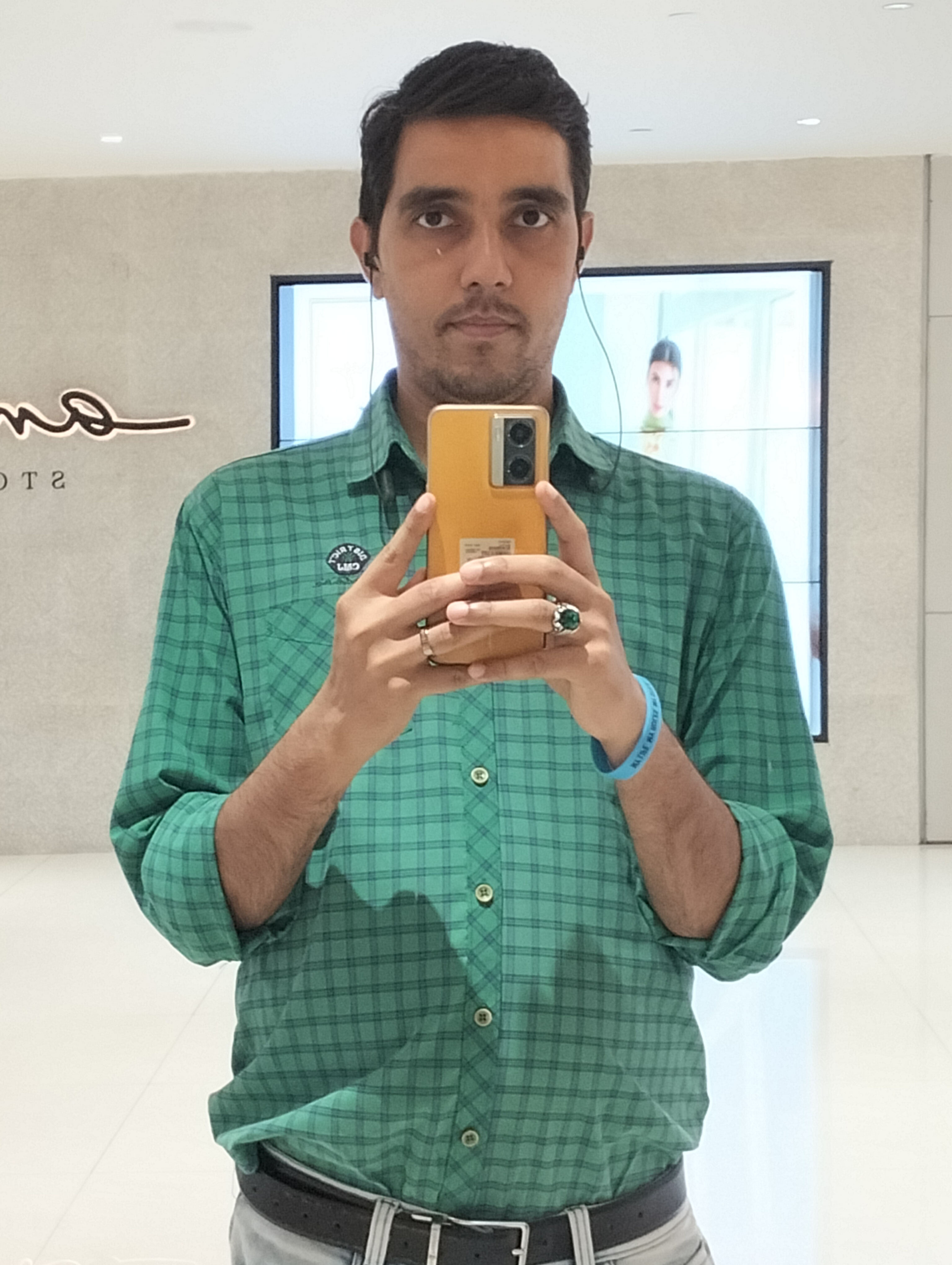 Green Checkered Shirt