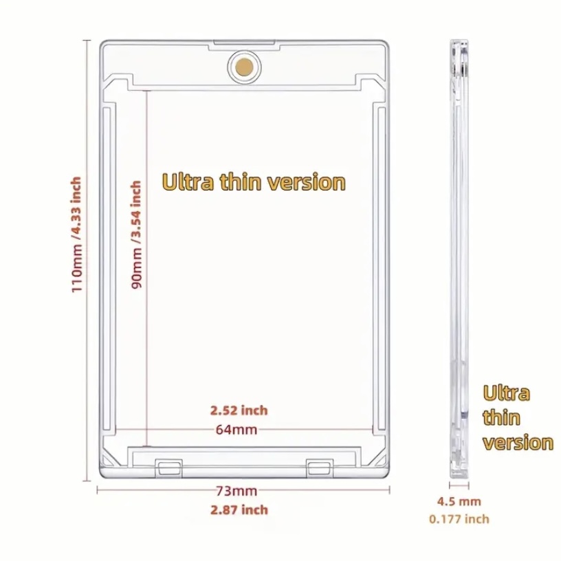Magnetic Card Holders for Trading Cards | (Ultra Thin)