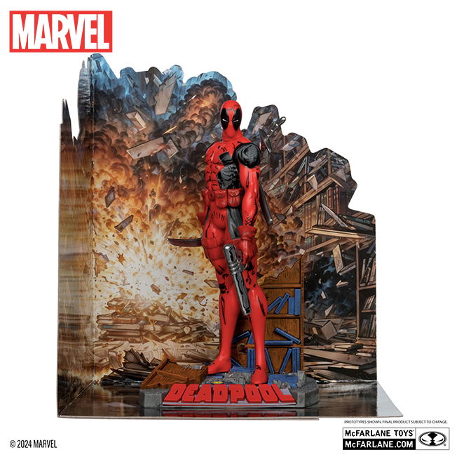 McFarlane Toys - Marvel Collection PVC Statue 1:10 Deadpool (The Mutants #98)