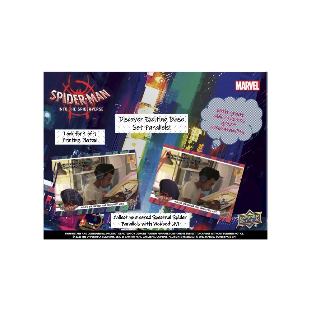 Upper Deck: Spider-Man – Into the Spider-Verse Trading Cards Booster Box