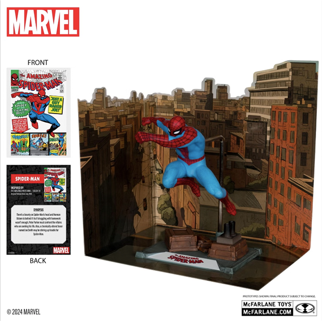McFarlane Toys - Marvel Collection PVC Statue 1:10 Spider-Man (The Amazing Spider-Man #38) (Gold Label) 