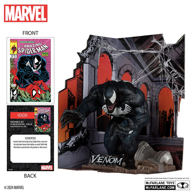 McFarlane Toys - Marvel Collection PVC Statue 1:10 Venom (The Amazing Spider-Man #316)