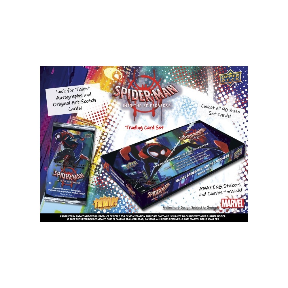 Upper Deck: Spider-Man – Into the Spider-Verse Trading Cards Booster Box