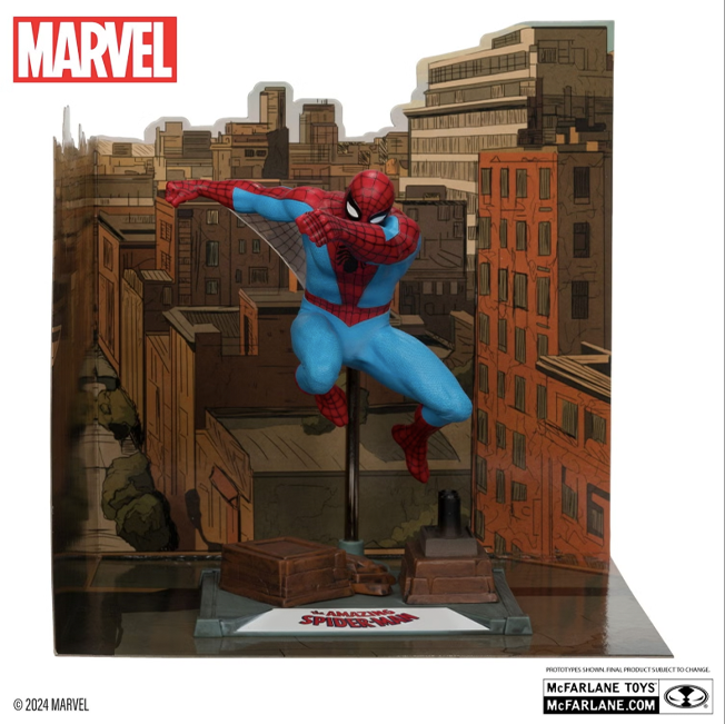 McFarlane Toys - Marvel Collection PVC Statue 1:10 Spider-Man (The Amazing Spider-Man #38) (Gold Label) 