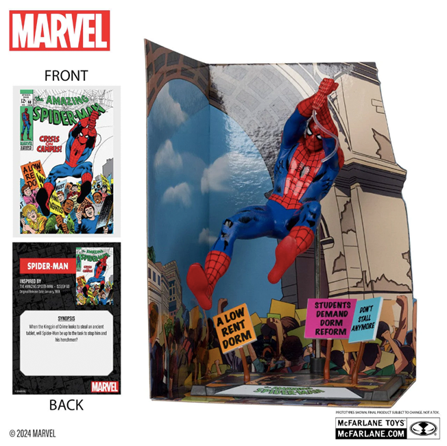 McFarlane Toys - Marvel Collection PVC Statue 1:10 Spider-Man (The Amazing Spider-Man #68)