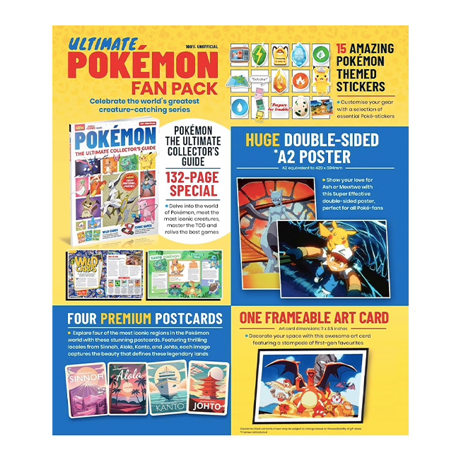 Ultimate Pokémon Fan Pack Magazine