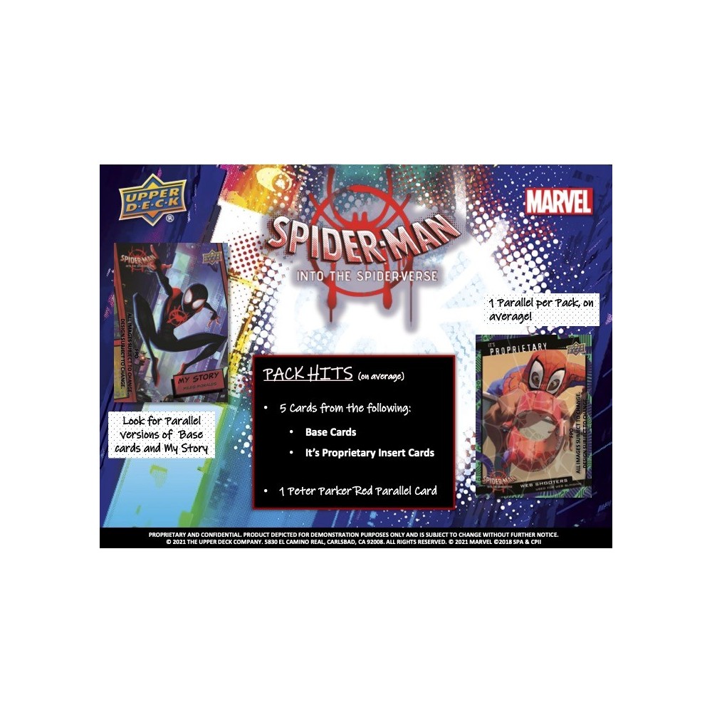 Upper Deck: Spider-Man – Into the Spider-Verse Trading Cards Booster Box