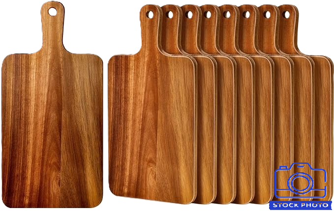 Acacia Wood Cutting Board With Handle