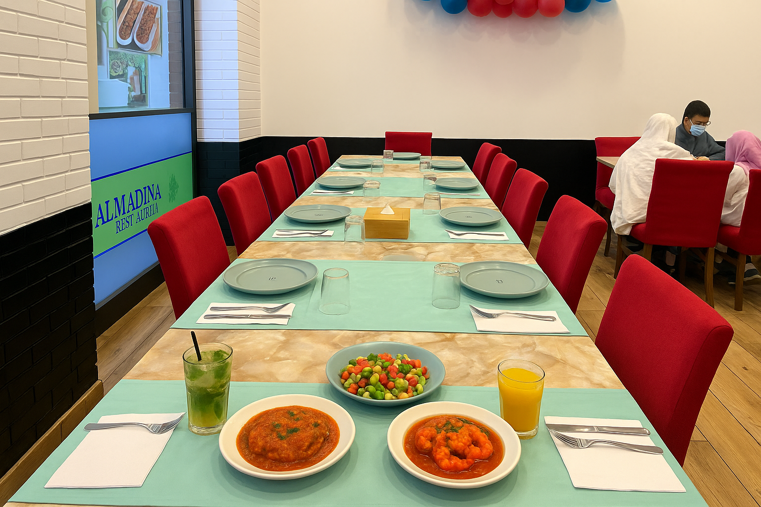 Reserve Your Table at Al Madina Bar & Restaurant! - 4 persons max