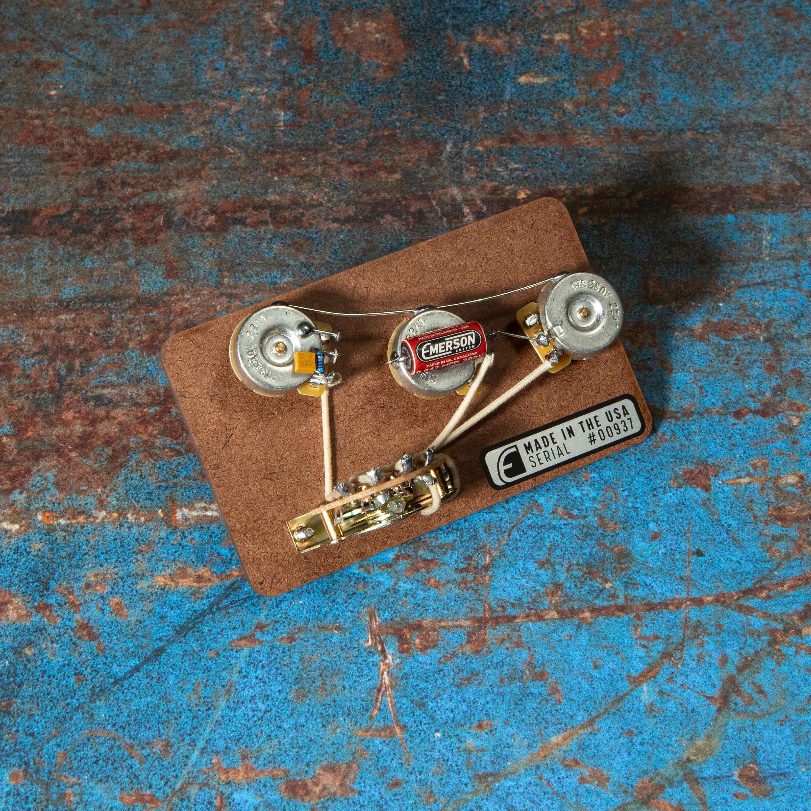 Emerson Custom 5-Way Strat Prewired Kit (250k-Ohm Pots)
