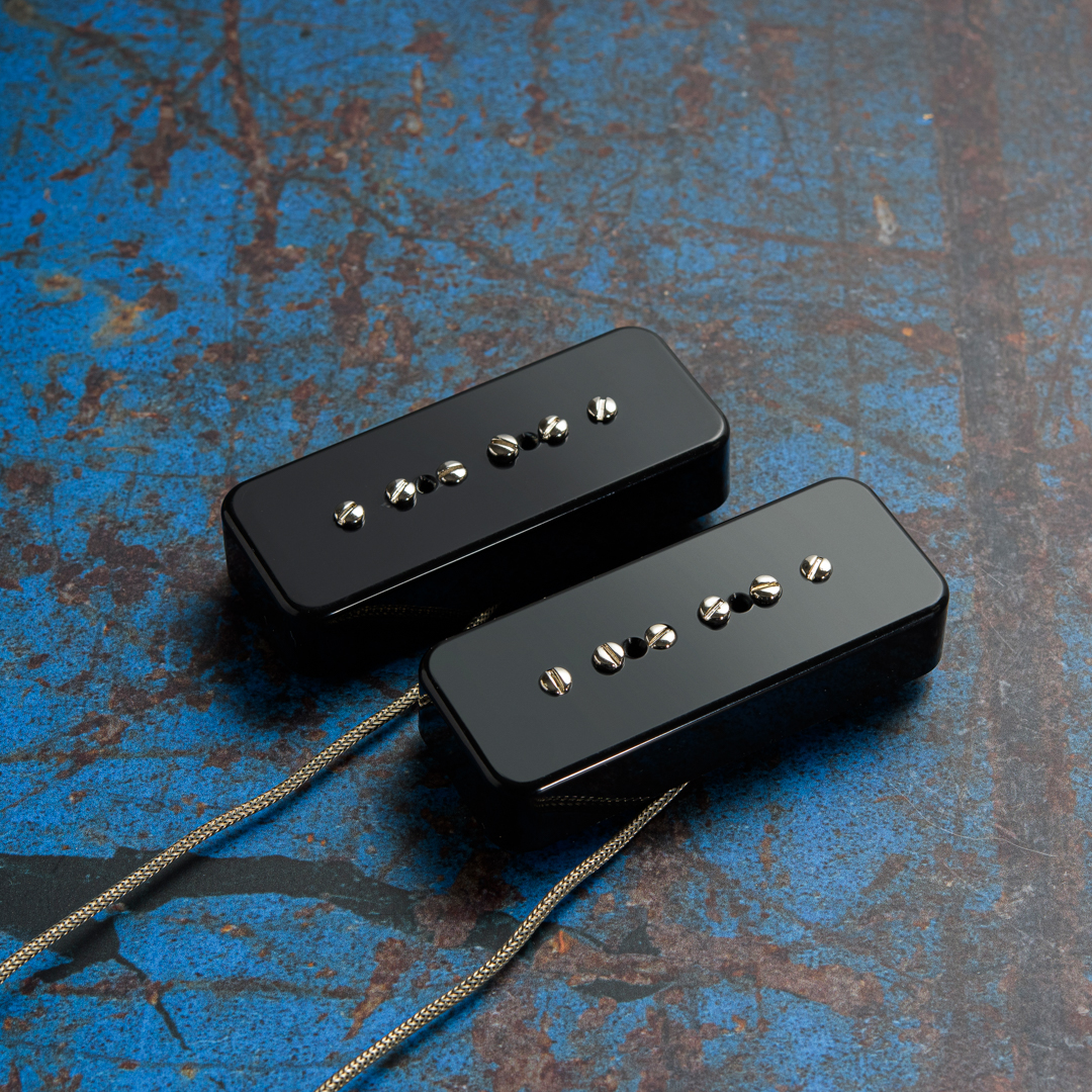 Ron Ellis P90 Black Soapbar Pickup Set