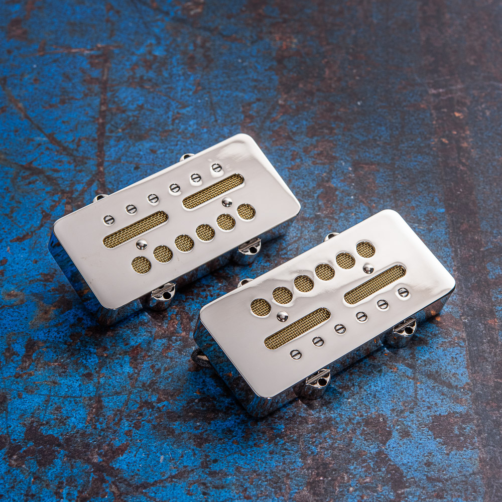Mojo Teisco Gold Foil Jazzmaster Pickup Set