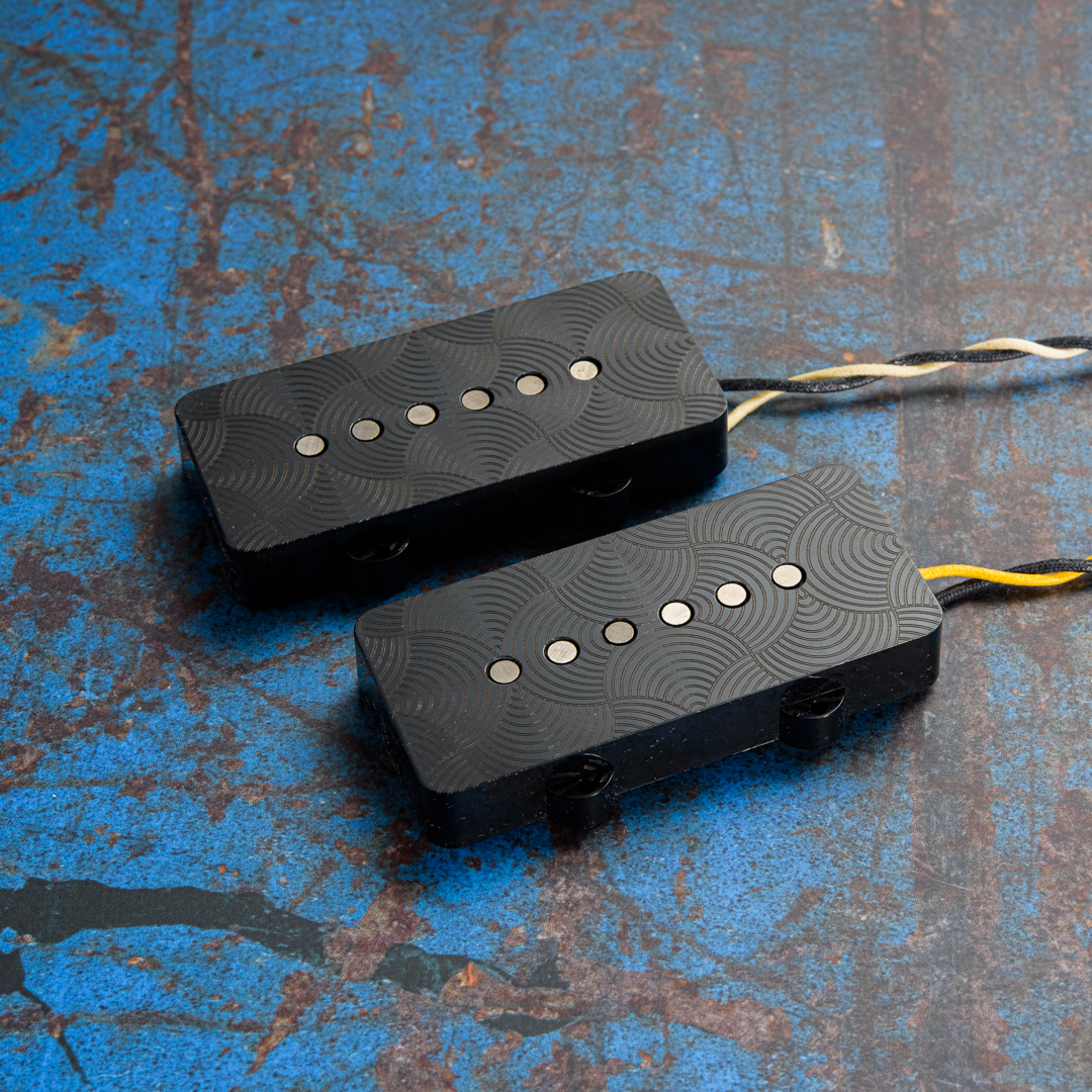 Mojo Jazzmaster Pickup Set with Spiral Deco Cover