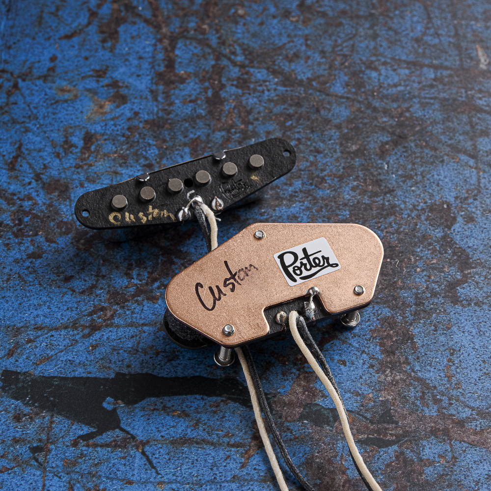 Porter Custom Telecaster Pickup Set (Raw Nickel)